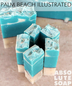 Absolute Soap - Palm Beach Illustrated soap pillars