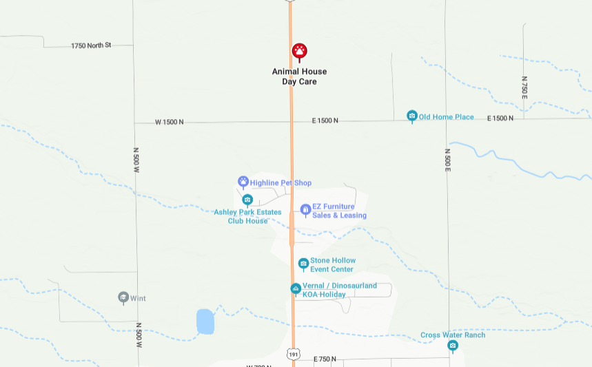 Animal House Day Care - location map