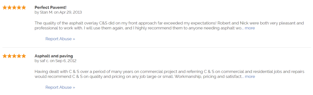 C-S-Patching-and-Paving-Inc.-reviews2 - Biznis Resource C & S Patching and Paving - Reviews B