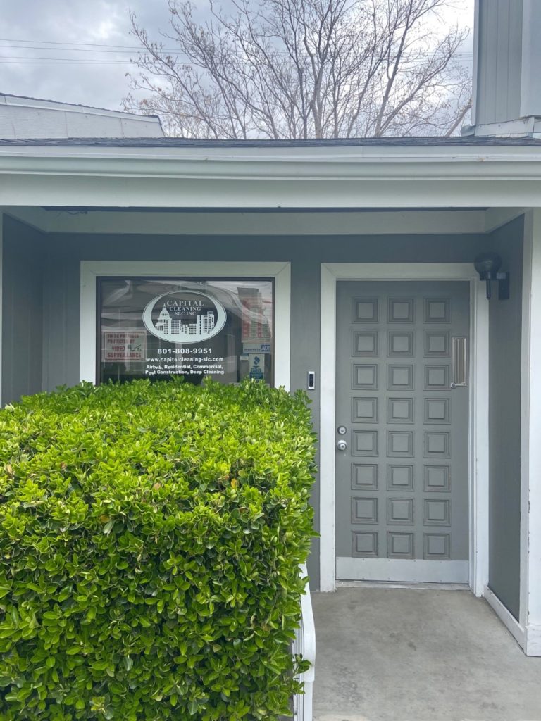 Capital Cleaning SLC - Logo and Front Door