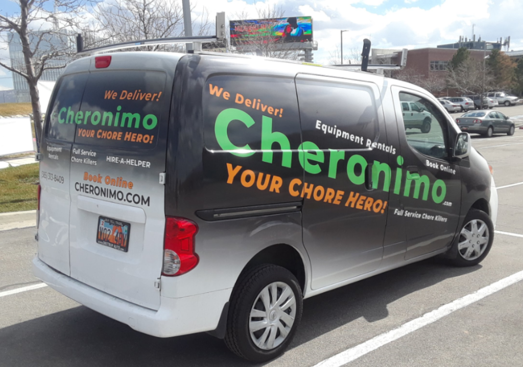 Cheronimo - Wrapped Work Vehicle - back