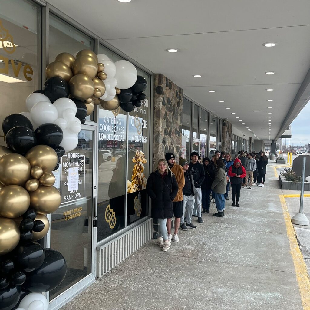 Crave Bountiful exterior line - Biznis Resource Crave Cookies - Bountiful