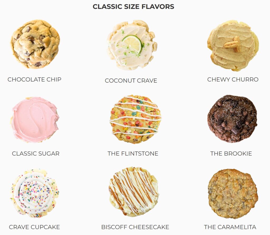 Crave Cookies - Classic Flavors