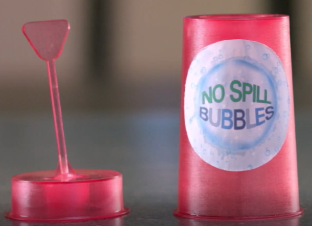 No Spill Bubbles product