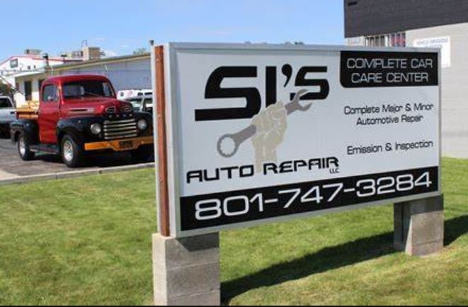 Si Auto Repair Shop - Sign