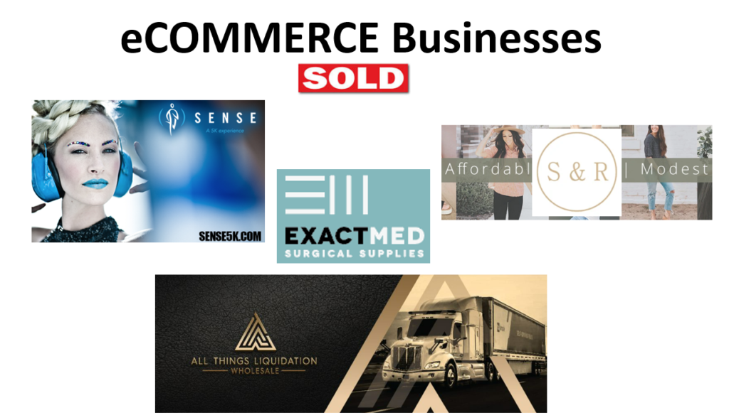 Sold eCommerce Businesses