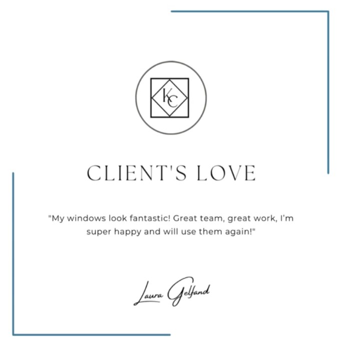 KC Window Washing - client review