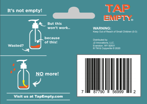 Tap Empty - back label