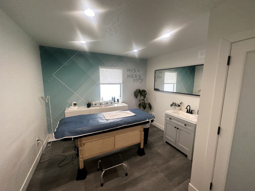 His and Hers - private waxing room