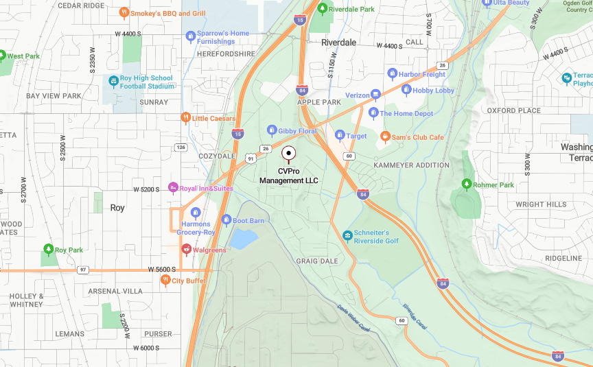 CVPro Management - location map