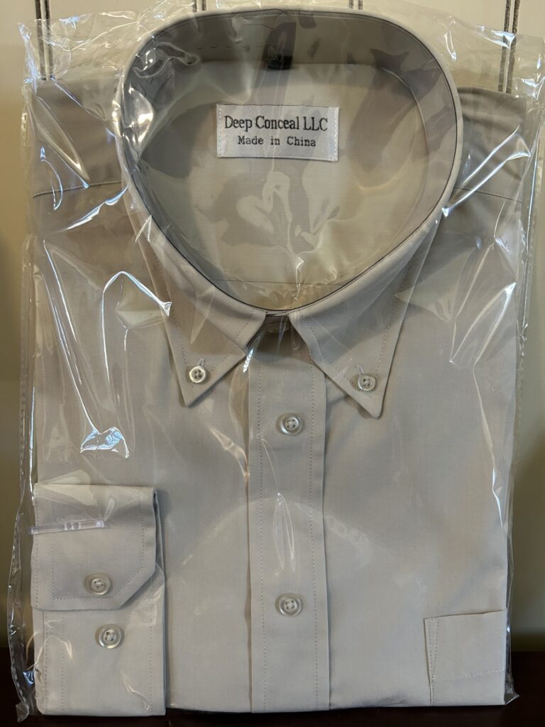 Deep Conceal - gray fast draw shirt