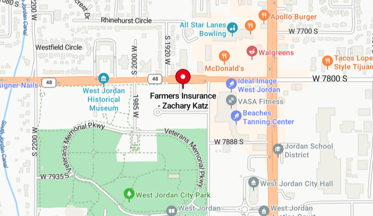 Katz Insurance Agency - location map