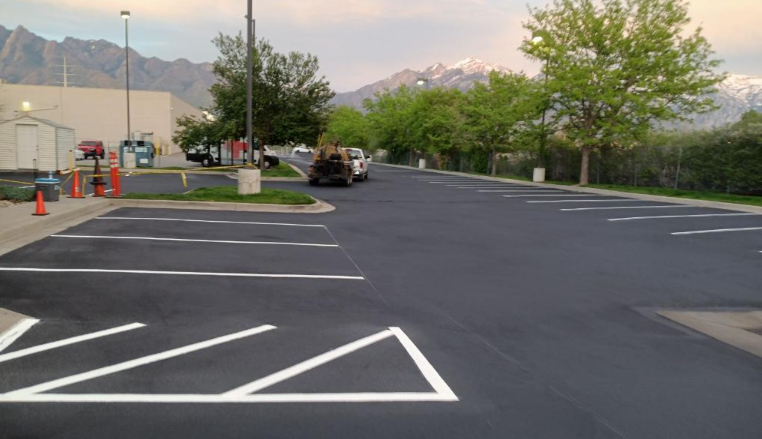 Landmark Painting & Parking Lot Services - Finished Lot