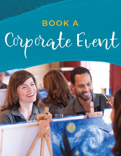 Painting with a twist - corporate team building