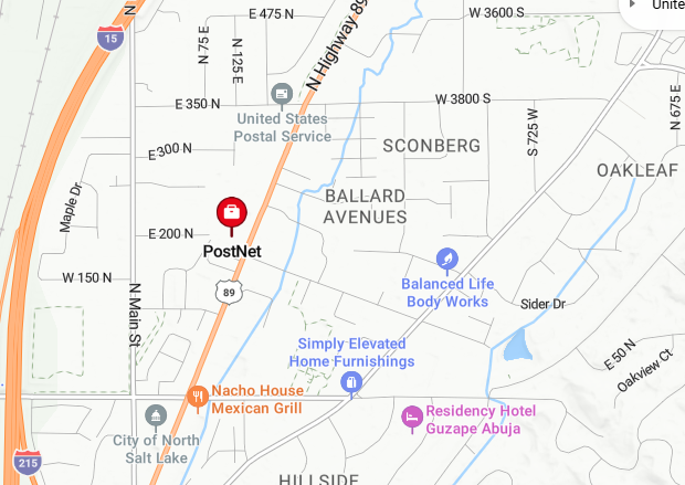 PostNet - Location map