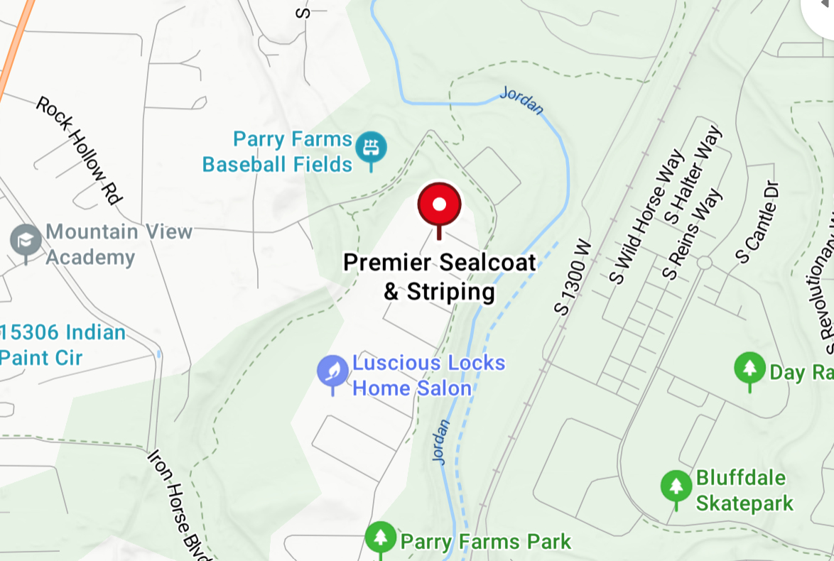 Premier Sealcoat and Striping - location map