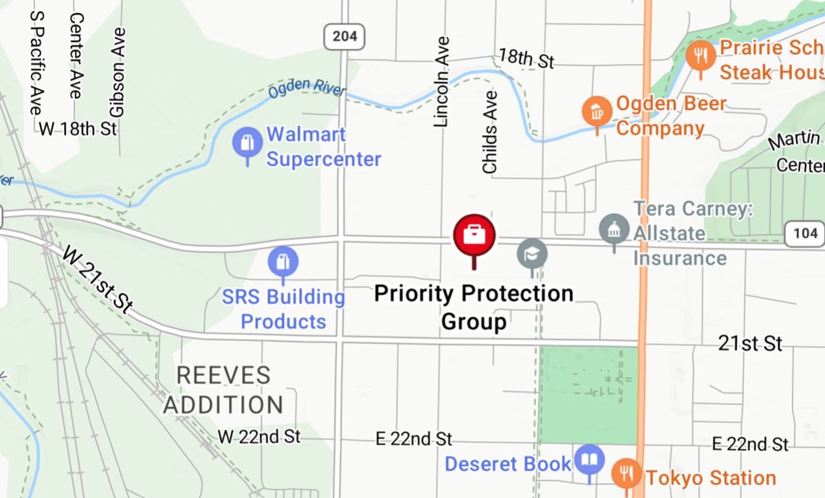 Priority Protection Group - location map