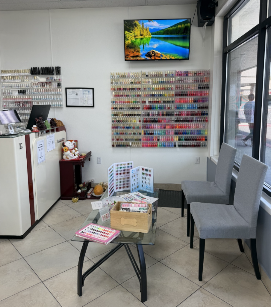 Snowflake Nail and Spa - interior color study