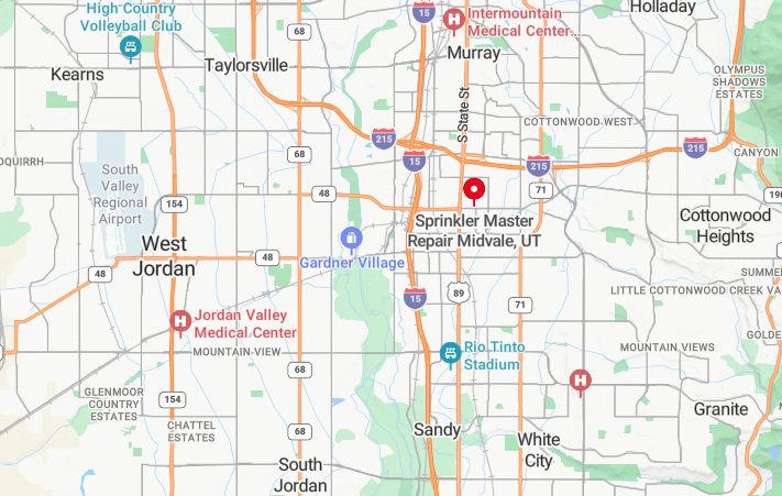 Sprinkler Master - Location Map