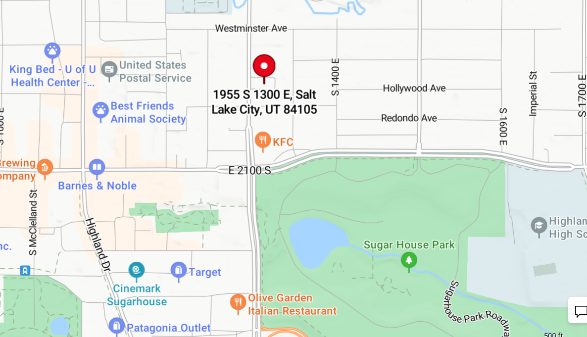 Sugarhouse Dental Office Lease - location map
