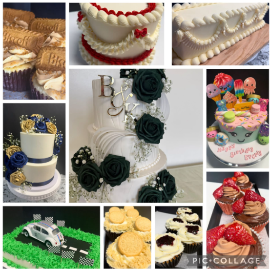 Sunnys Cake shop - cake collage