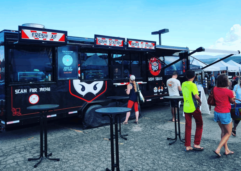 sushi squad events - Biznis Resource Sushi Squad - custom built sushi truck