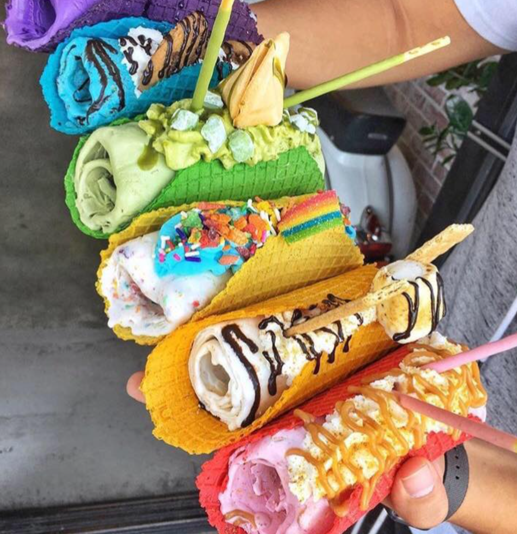 Sweet Rolled Tacos - creative selection variety