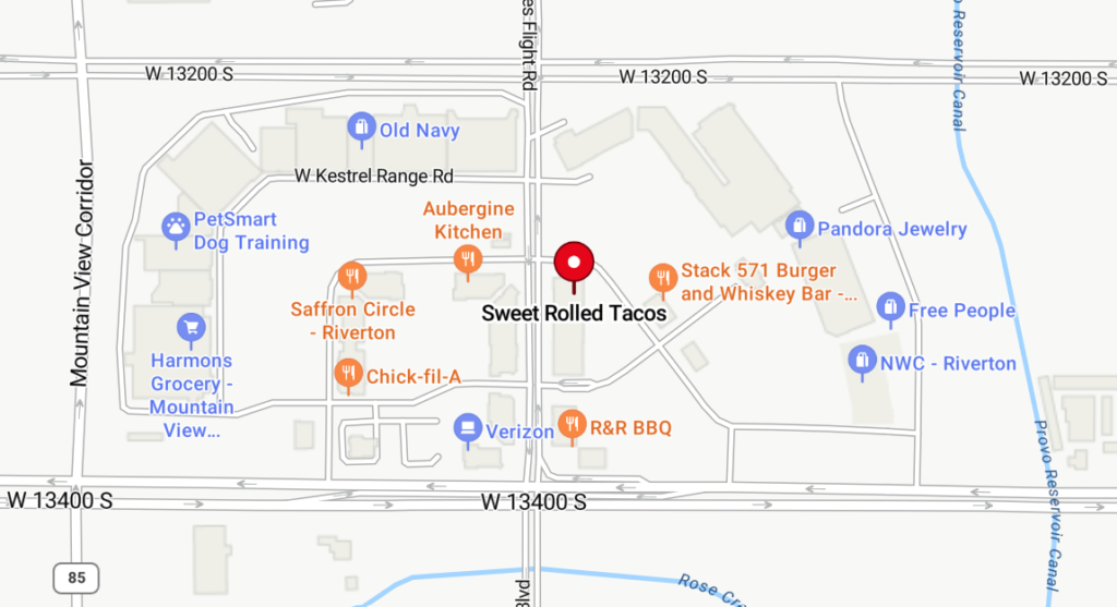 Sweet Rolled Tacos - location map