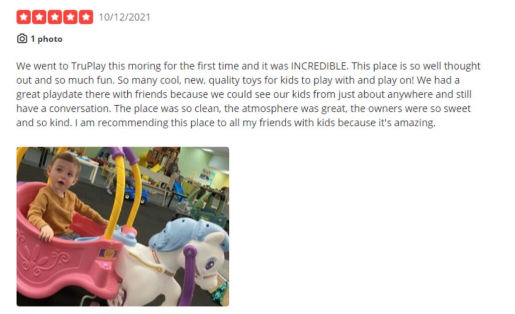 TRU Play - customer review