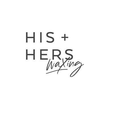 His and Hers Waxing - black and white logo