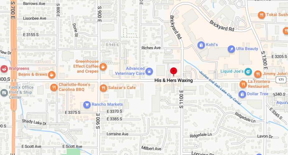 His and Hers Waxing - location map