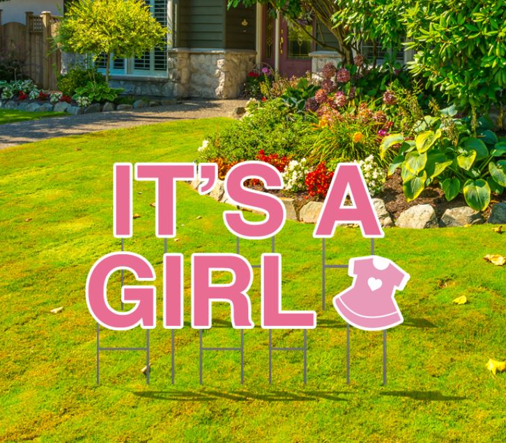 Yard Card - It's A Girl