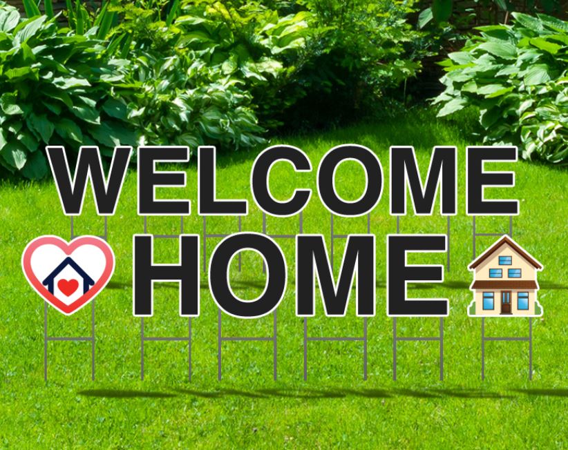 Yard Card - Welcome Home